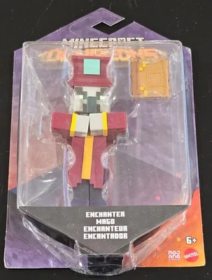 Minecraft Dungeons Enchanter 3.25 In Collectible Battle Figure and Accs GTT58 - Image 1 of 3