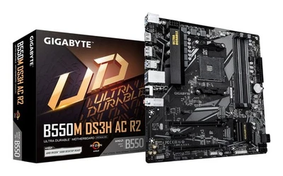 Gigabyte B550M DS3H AC R2 - Placa Base - Micro ATX - Socket AM4 - Chip AMD B550 - Imagen 1 de 4