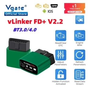 Vgate vLinker FD ELM327 FORScan For Ford Wifi Bluetooth 4.0 OBD2 Car - Picture 1 of 10