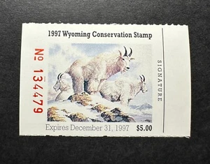WTDstamps - 1997 WYOMING - State Duck Stamp - Mint OG NH - Picture 1 of 2