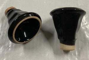 Hookah Tobacco Bowl Sheesha Head Nargile Ceramic 6cm BLACK - Picture 1 of 2
