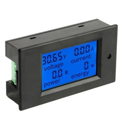 PZEM-051 Digitales DC V-A-W-Wh-Meter 0~100A 6.5-100V LCD Voltmeter Stromzähler