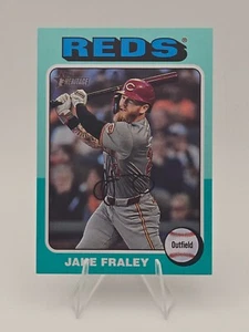 2024 Topps Heritage High Number Jake Fraley Aqua - Picture 1 of 2