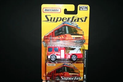 Matchbox 2005 #MB588 Superfast * Box #11 - Dennis Sabre Ladder (Red) - Image 1 of 4