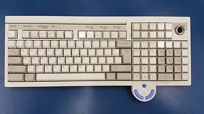 IBM 469x-3124 ANPOS Keyboard - 13G2130 - MSR, Pointing device - Pearl White - Image 1 of 4