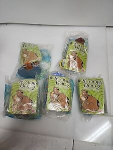 2003 Burger King Kids Meal Toys * SCOOBY DOO 2 * NEW Lot Of 5 Sealed No Doubles