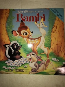 Walt Disney BAMBI Stereo Laser Videodisc Laserdisc LD - Picture 1 of 2