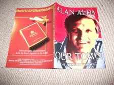 Our Town west end theatre programme (Alan Alda, Jemma Redgrave, 1991)