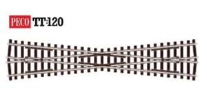 Peco SL-U1294 Streamline TT:120 Code 55 Long Crossing - NEW - Picture 1 of 1