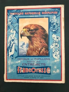 Album chromos Histoire naturelle Francorusse oiseaux et papillons - Picture 1 of 8