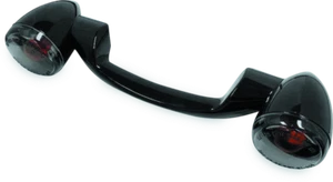 Bikers Choice For 91-08 Touring 86-17 FLST Narrow Black Rear Turn Signal Bar Kit - Picture 1 of 1
