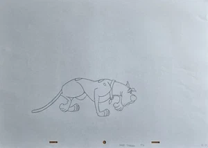 Original Animation Art Cel Production Drawing Great Dane SCOOBY DOO #20 - Picture 1 of 1