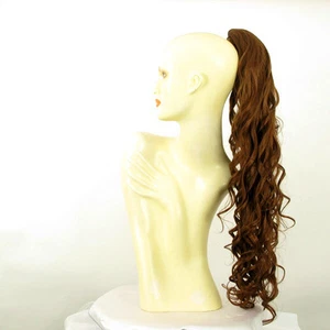 Hairpiece ponytail wavy long golden brown 65 cm 10 30 peruk - Imagen 1 de 7
