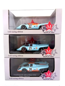 CMR Porsche 917K 1970 Le Mans Bundle 1/43 Scale Race Car Boxed Bundle Set - Picture 1 of 5