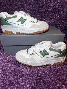 Size 5 - New Balance 550 White Nori - Picture 1 of 6