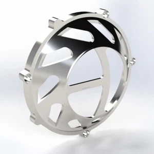 Ducati dry clutch - silver clutch cover "Blade" open NEW - Picture 1 of 1