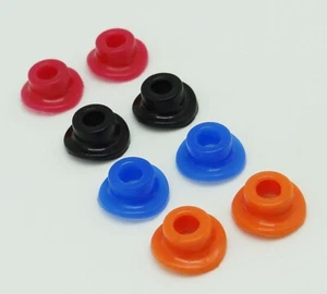 Rubber Motorcycle Valve Stem Grommets For All Kawasaki KX KXF Dirtbike Wheels - Picture 1 of 6