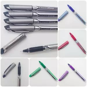 Bolígrafo Pilot V5 Grip Hi-tecpoint punta extra fina de 0,5 mm negro azul rojo verde violeta - Imagen 1 de 10