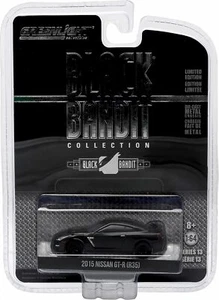 Nissan GT-R R35 2015 black bandit serie limitata Greenlight 1:64 - Foto 1 di 5