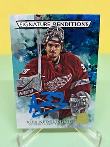 Alex Nedeljkovic SR-AN 21-22 cup signature renditions Rookie Detroit Red Wings - Bild 1 von 2