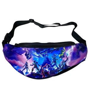 Action Figure Waist Bag With Zipper, Adjustable Strap and Headphone Pocket - Picture 1 of 4