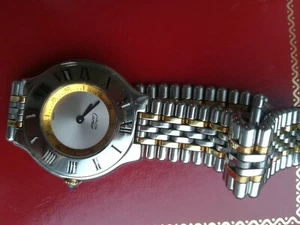 Damenuhr Cartier Must de Stahl/Gold Quarz - Bild 1 von 3