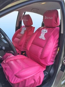 Disney Aristocats Marie Car Seat Covers Premium Limited Edition front pair super - Picture 1 of 3