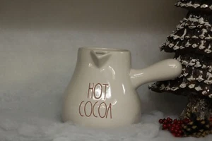 Olla de cacao Rae Dunn blanca con escritura roja lanzamiento 2019 Navidad envío gratuito - Imagen 1 de 6