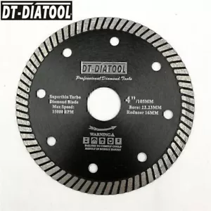 Disco de corte de diamante de 4 pulgadas 10 hojas de sierra súper delgadas cortes azulejo granito 105 mm - Imagen 1 de 6