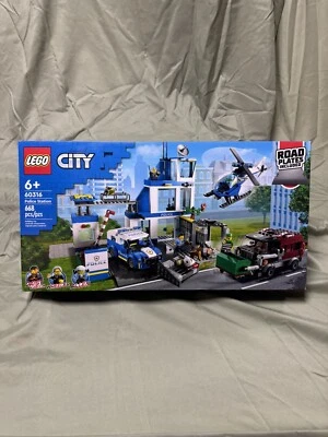 LEGO City Police Station with Van, Garbage Truck & Helicopter 60316 Building Set - Image 1 of 2