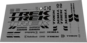 Trek leopard black DECAL SET - Picture 1 of 1