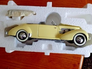 Franklin Mint Cord 1937 812 Phaeton Coupe 1:24 Scale Die Cast A8 - Picture 1 of 12