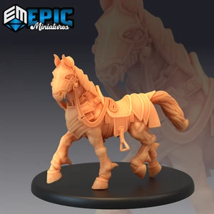 6K Resin 32mm Epic Miniatures Demonic Horse (Large) for D&D, Role-Play - Picture 1 of 1