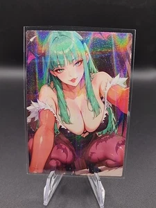 Aensland Morrigan Street Fighter Anime Waifu Card Doujin ACG Goddess Holo - Picture 1 of 4