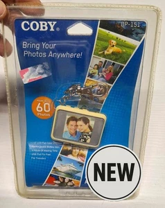 Y2K Coby Digital Photo Keychain DP-151 Holds Up to 60 Photos White Sealed NEW - Picture 1 of 4