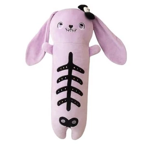 Long Goth Bunny Plush Pillow Soft Creepy Purple Rabbit Stuffed Animals Toy - Picture 1 of 7