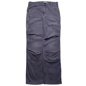 Carhartt Pants Men's 31X32 Faded Gray Double Knee Work Relaxed Fit Grunge Baggy - Picture 1 of 8