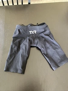 TYR Men's Low Waist Venzo Jammer Swimsuit - Black Worn Two Championship Meets - Picture 1 of 11