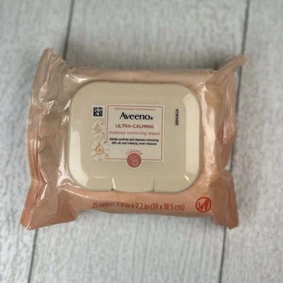 Toallitas desmaquillantes ultra calmantes para piel sensible Aveeno 25 unidades nuevas Foto 1 de 2