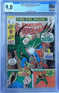 AMAZING SPIDER-MAN ANNUAL (1963) 7 CGC 9.0 VULTURE (SLAB GRADE) - Bild 1 von 1