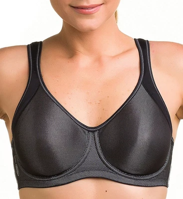 Sujetador deportivo con aros sin costuras Anita NEGRO Active Momentum, EE. UU. 30F, UK 30E Foto 1 de 4