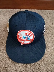 Mitchell & Ness Mesh Yankees Cooperstown Collection Fitted Cap 7 1/4 - Picture 1 of 9