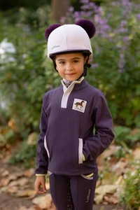 LeMieux Mini Mae Popper Fleece Wacholder | Kinder, Microfleece, weich, Taschen - Bild 1 von 7