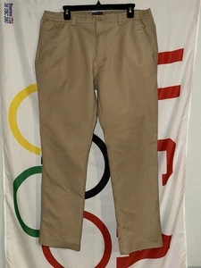 Pantalones Thousand Miles Para Hombre XL Caqui Ligeros Elastizados Cónicos Ropa Activa - Imagen 1 de 9