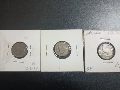 Lot of Ireland 3-pence coins 1961-1968 - Image 1 of 4