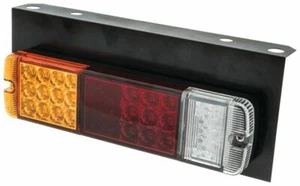 x1 Universal Tray Back Ute LED Tail Lights with Mounting Bracket - Picture 1 of 1