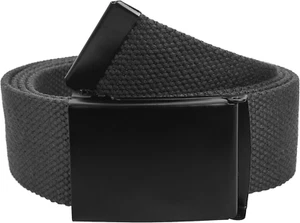 Fully Adjustable Canvas Web Belt with Black Flip Top Buckle 50'' Long - Picture 1 of 12