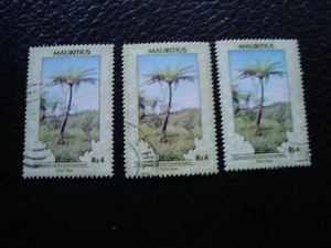 INSEL MAURITIUS - grüne Briefmarke/Briefmarke Nr. 709 x3 gestempelt (A47) - Bild 1 von 1