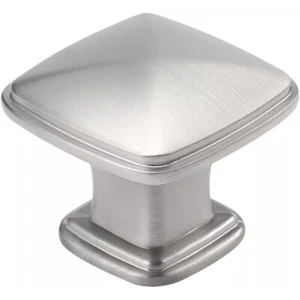 15 Pack Square Cabinet Knobs Brushed Nickel Drawer Knobs - Picture 1 of 9