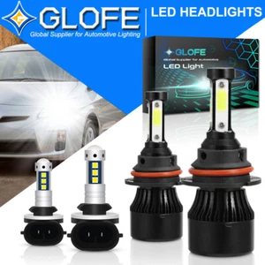 9007 LED Headlight+Fog Light Bulbs 881 COB For 1999-01 Dodge Ram 1500 2500 3500 - Picture 1 of 8